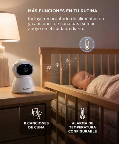Baby Call Monitor De Bebé Gadnic Pantalla IPS 3.5
