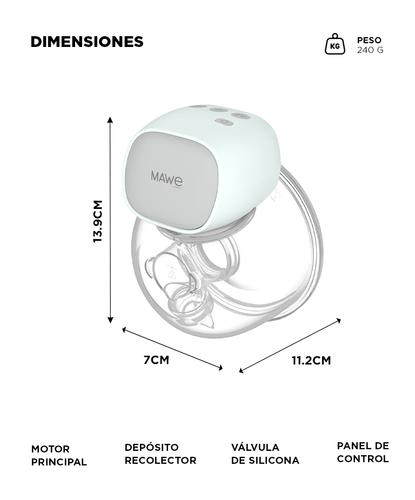 Sacaleches Eléctrico Mawe By Gadnic 9 Niveles 2 Modos Batería 1200 mAh Succión 280 mmHg - 5