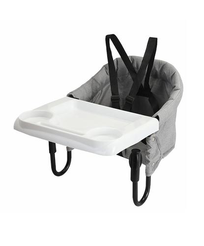 Silla De Comer Encastrable Gadnic Para Bebe Con Bandeja Arnés 5 Puntos Plegable Acero Tela Oxford  - 6