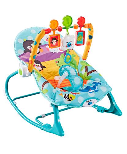 Silla Mecedora Bebé MAWE By Gadnic Vibración Música Con Arnés y Juguetes - 6