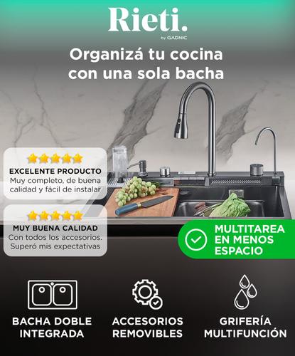 Bacha De Cocina Inteligente Rieti Panel Digital - 1