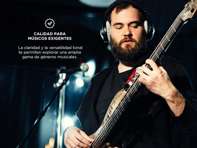 Bajo Activo Mirrs KBB640N 2 Microfonos Dobles Clavijas Tipo Gotoh Usado - 2