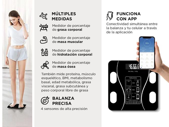 Balanza de Baño Gadnic Digital con APP - 2
