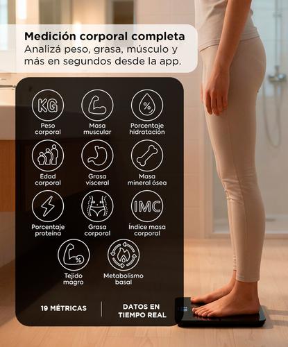 Balanza Digital Inteligente GADNIC BT Corporal 180kg Bioimpedancia - 2