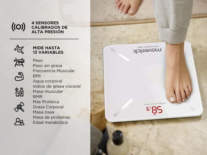 Balanza Personal Maverick BlueTooth Smart BPD2 180kg - 2