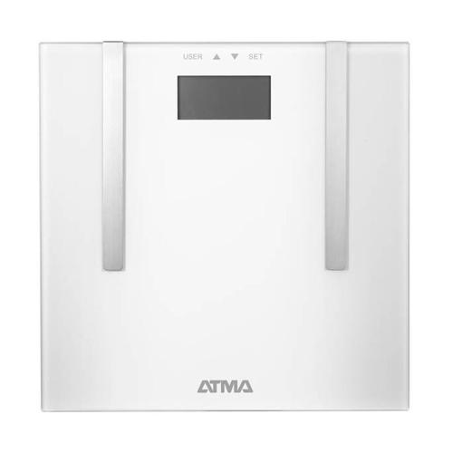 Balanza Personal Digital Atma Indicador de Grasa Corporal Capacidad 150Kg Blanca  - 0