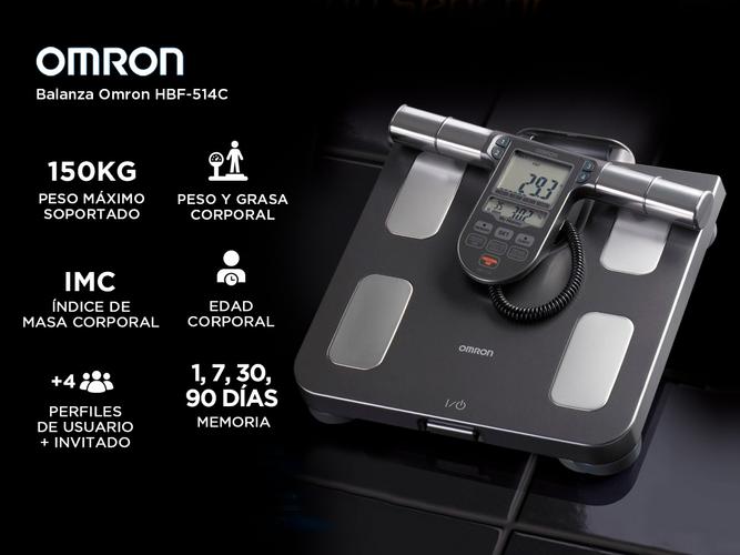 Balanza Omron HBF-514C Masa Corporal Edad Metabólica - 1