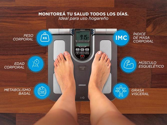 Balanza Omron HBF-514C Masa Corporal Edad Metabólica - 2