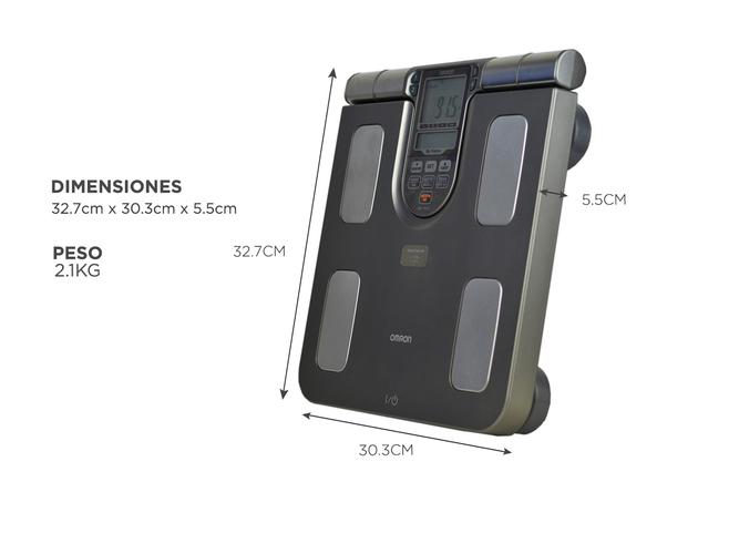 Balanza Omron HBF-514C Masa Corporal Edad Metabólica - 6