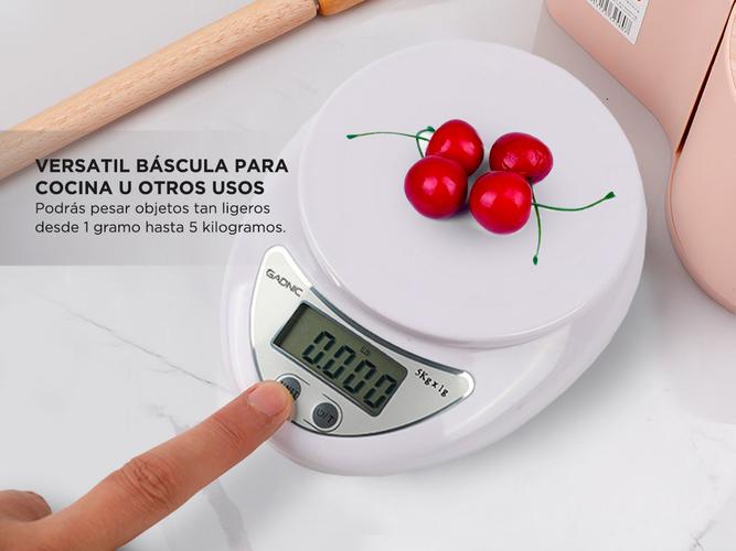Balanza De Cocina Gadnic G11 1gr a 5kg Digital - 2