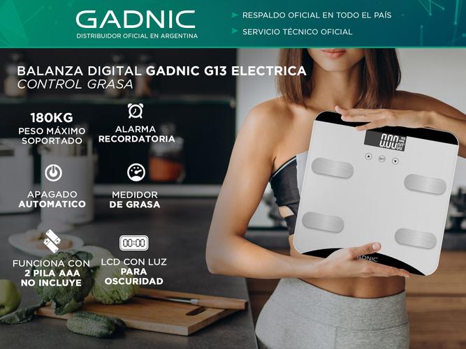 Balanza Digital Gadnic G13 Electrica Control Grasa Usado - 1