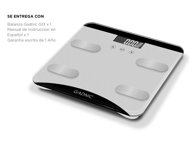 Balanza Digital Gadnic G13 Electrica Control Grasa - 5