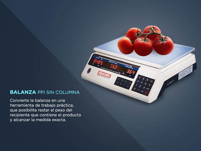Balanza Comercial Moretti LAP 15Kg mostrador - 2