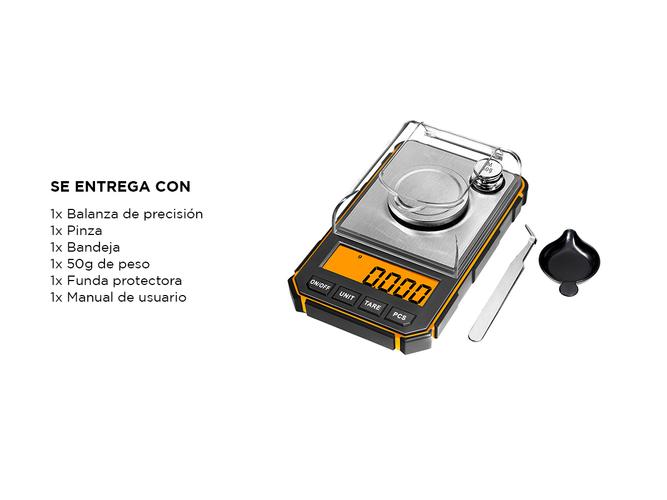 Balanza De Precisión Miligramos Gadnic 0001 Gramos A 50 Gramos Portatil - 4