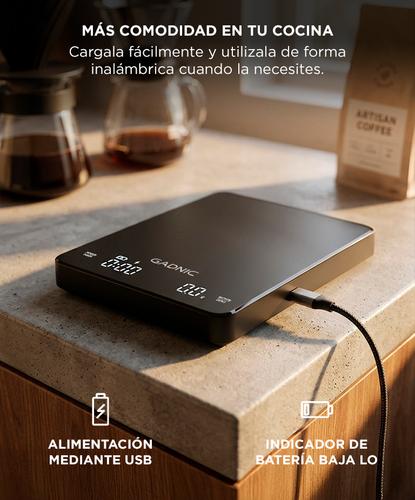 Balanza Digital Gadnic de Cocina Profesional - 4