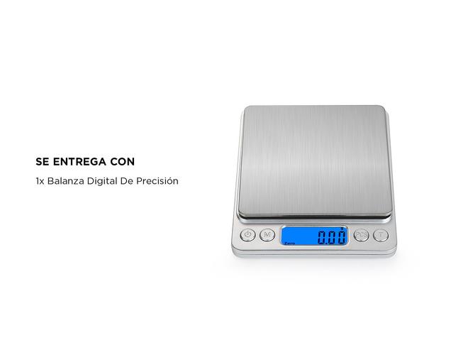 Balanza Digital De Precisión Gadnic De 001 Grs A 500 Grs Con Luz - 4