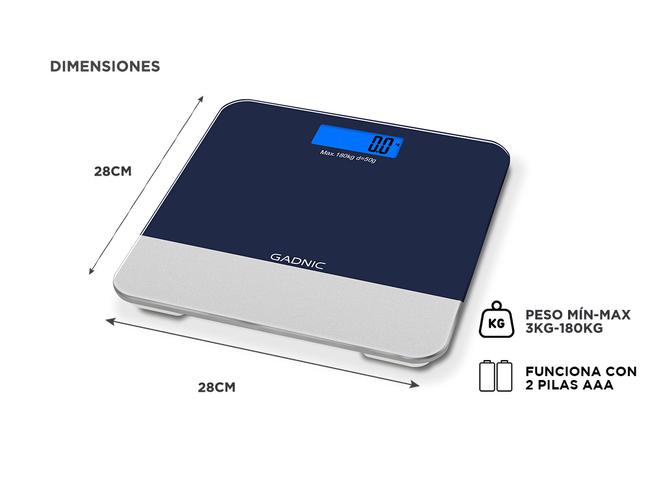 Balanza Digital Gadnic G02 Electrica - 4