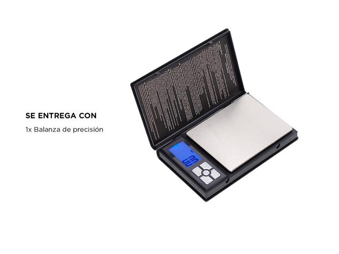 Balanza De Precision Digital  01g A 2kg Platina Oro Polvo - 4