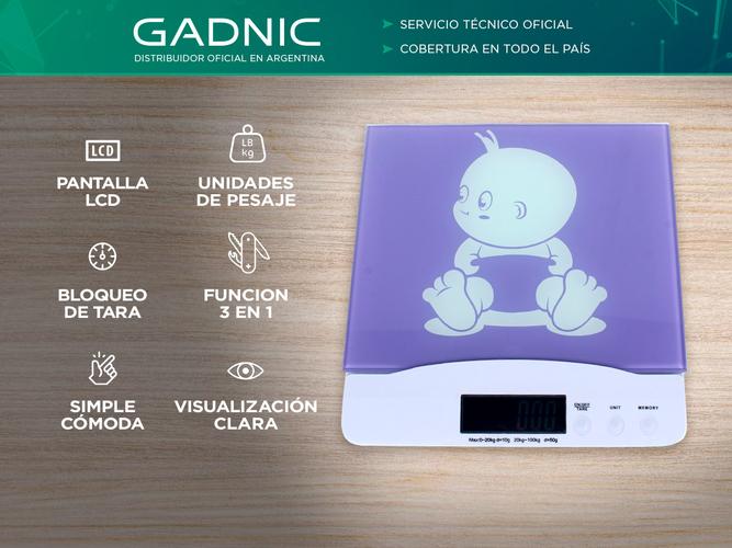 Balanza Pediatrica Gadnic con Pantalla LCD - 1