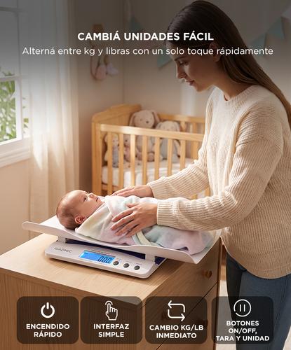 Balanza Pediatrica Gadnic con Pantalla LCD - 3