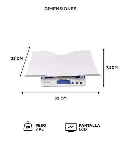 Balanza Pediatrica Gadnic con Pantalla LCD - 5