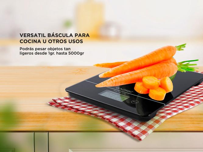 Balanza De Cocina Gadnic G04 1gr a 5000grg Digital Electronica Usado - 2