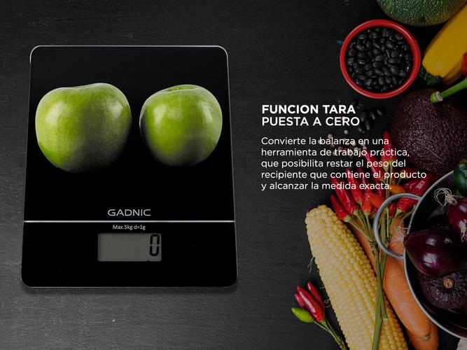 Balanza De Cocina Gadnic G04 1gr a 5000grg Digital Electronica Usado - 3