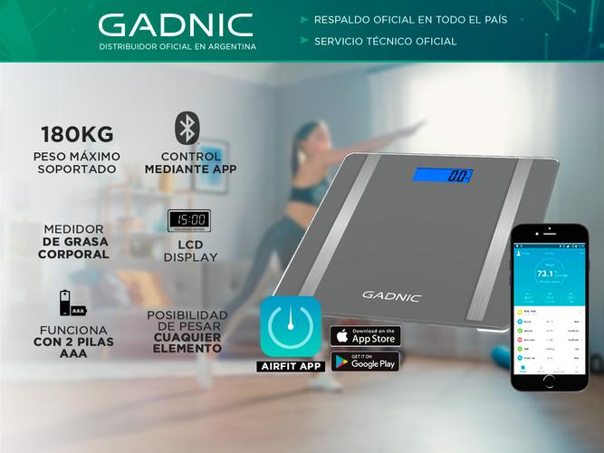 Balanza Digital Gadnic G07 Bluetooth Electrica 180KG - 1