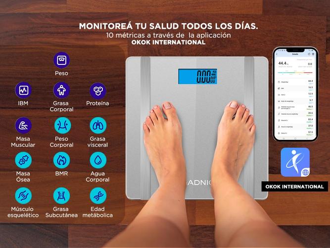 Balanza Digital Gadnic G07 Bluetooth Electrica 180KG - 2