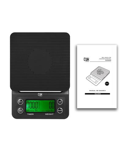 Balanza Digital Cuk by Gadnic Barista Precision Cafe Timer 3kg 01g Pantalla LCD - 5