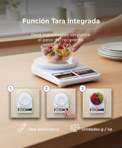 Balanza De Cocina Gadnic Digital Hasta 10 Kg - 2