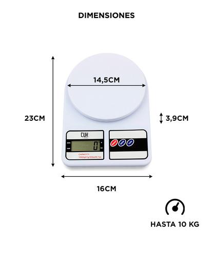 Balanza De Cocina Gadnic Digital Hasta 10 Kg - 5