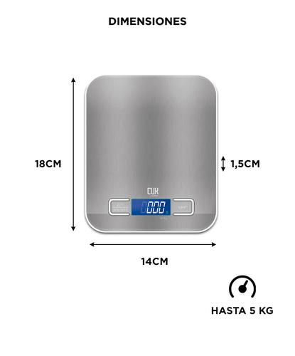 Balanza De Cocina Gadnic Digital Hasta 5 Kg - 4