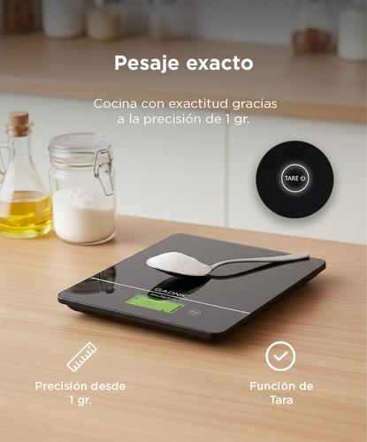 Balanza De Cocina Gadnic Digital Vidrio Templado 5Kg - 2
