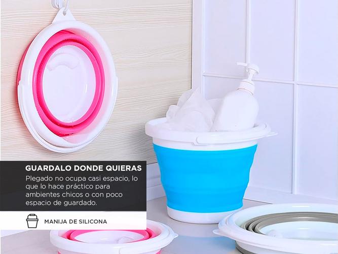 Balde De Silicona Plegable Gadnic Portátil 10L - 3
