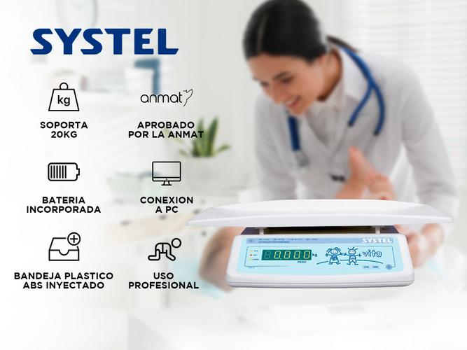 Balanza Digital Systel Pediatrica Vita 20kg Personas Mascotas - 1
