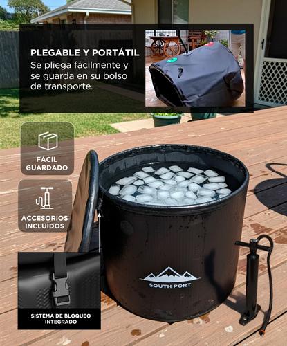 Bañera Crioterapia Inflable South Port by Gadnic Portátil Recuperación Muscular  - 4
