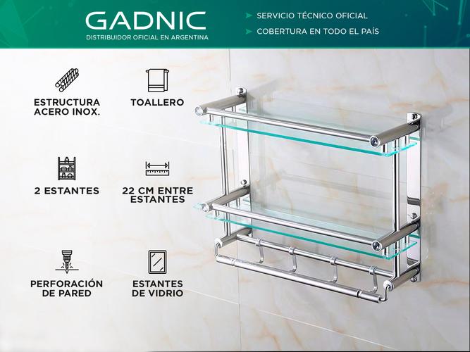 Organizador de Baño Gadnic BH01 Moderno Estante Porta Toalla - 1