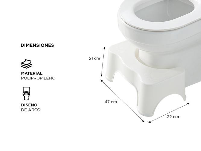 Banco De Baño Gadnic Taburete Ergonomico de Postura - 4