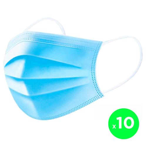Barbijo Descartable 3PLY x 10u - 0