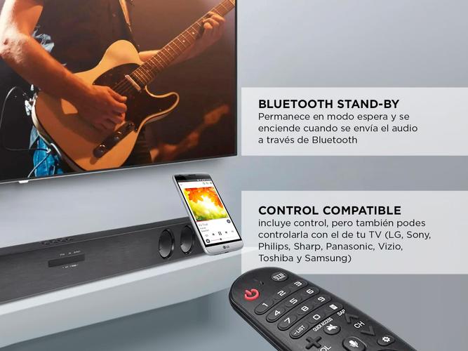 Barra de Sonido LG SK1D Soundbar Bluetooth 100W - 2