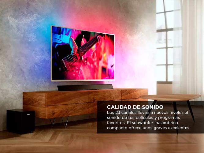 Barra De Sonido Philips  2.1 140W Bluetooth Hdmi subwoofer  - 2