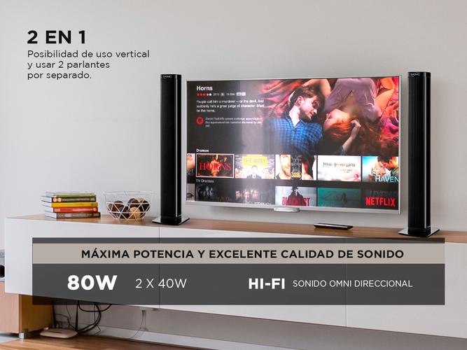 Barra de Sonido Gadnic BS1000 Bluetooth 2en1 Aux USB Optical 80w  - 3