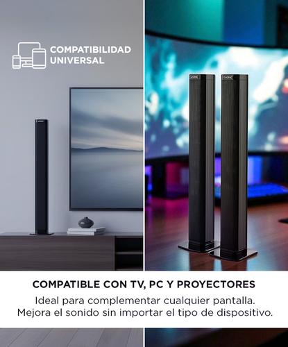 Barra de Sonido Gadnic BS1000 Bluetooth 2en1 Aux USB Optical 80w  - 3