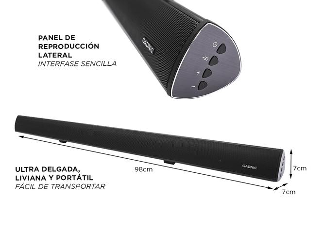 Barra De Sonido Gadnic BS1100 Bluetooth 80W  - 4