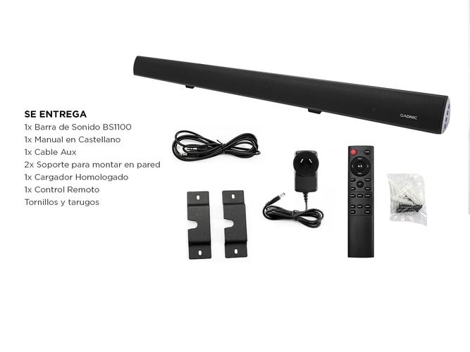 Barra De Sonido Gadnic BS1100 Bluetooth 80W  - 6
