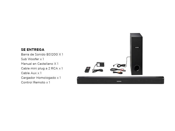 Barra De Sonido Gadnic BS1200 Bluetooth 120W  - 5
