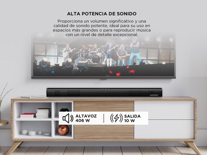Barra de Sonido Gadnic Bluetooth Para Casa Escritorio Inalámbrico - 2