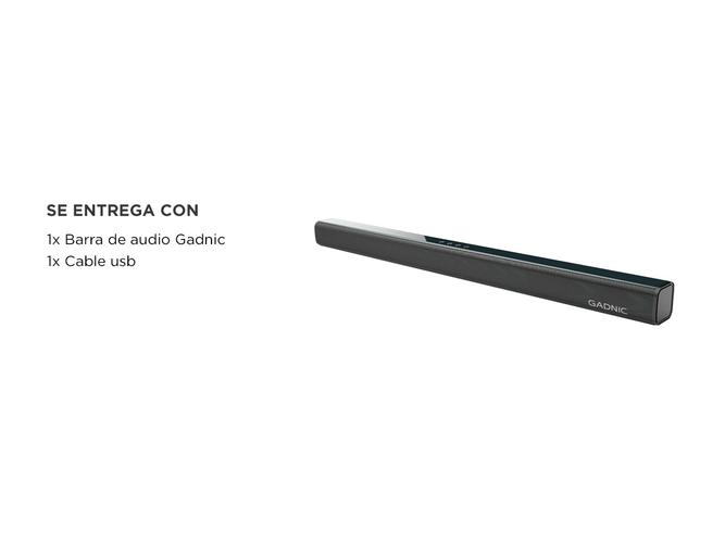 Barra de Sonido Gadnic Bluetooth Para Casa Escritorio Inalámbrico - 5