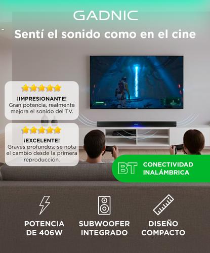 Barra de Sonido Gadnic Bluetooth Para Casa Escritorio Inalámbrico - 1